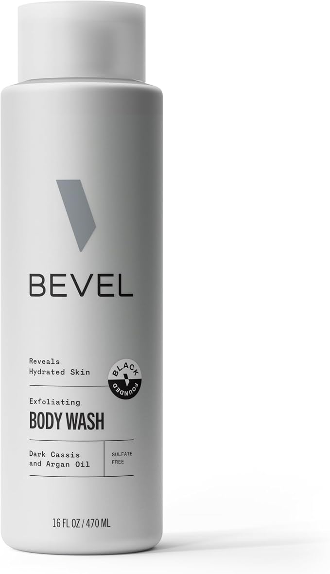 Bevel Mens Body Wash - Dark Cassis Scent with Charcoal and Argan Oil, 16 oz. - Image 2